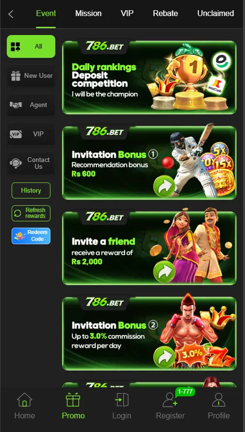 786bet Game Rewards