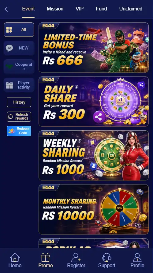 E444 Game Bonus